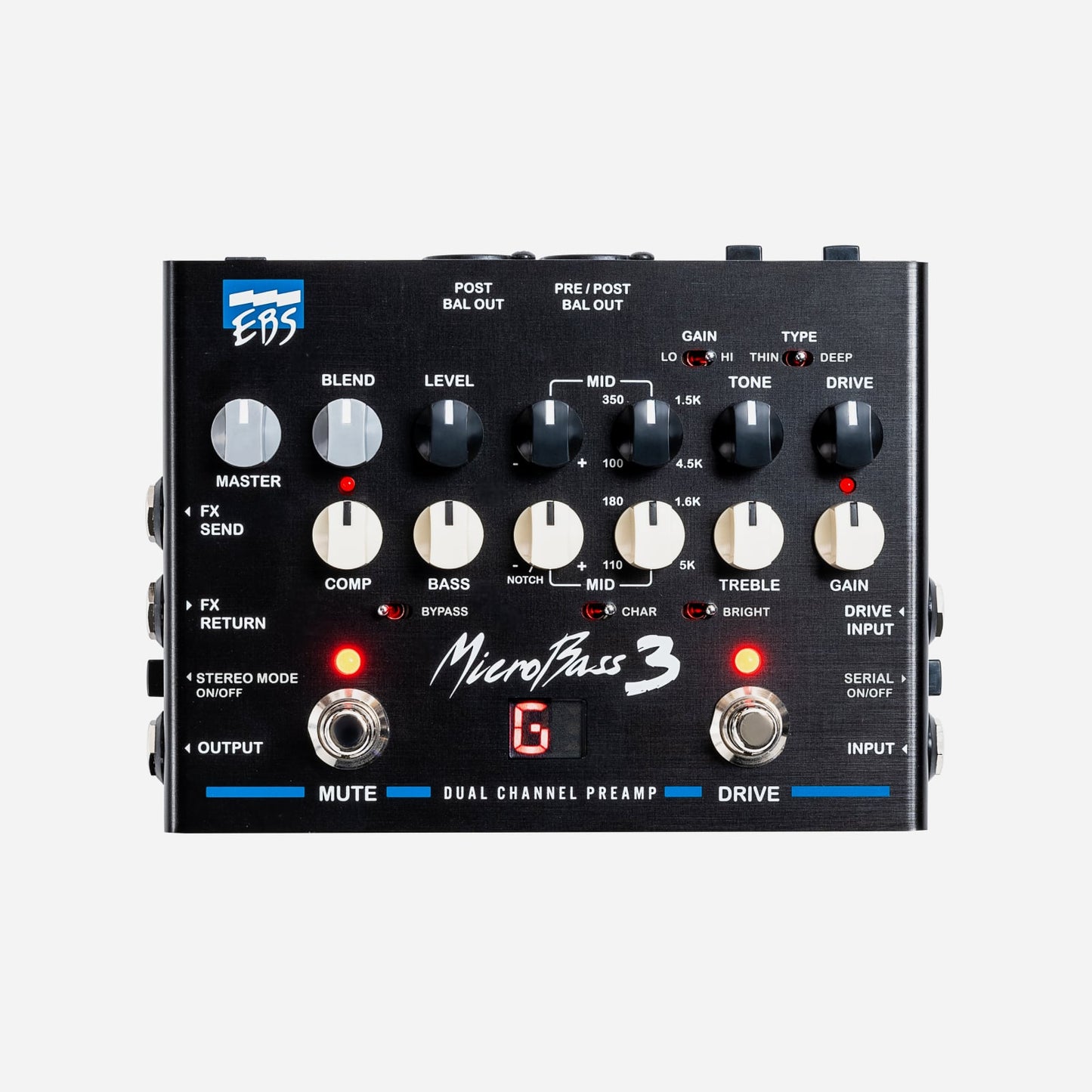 EBS MicroBass 3 – Professional Outboard Preamp