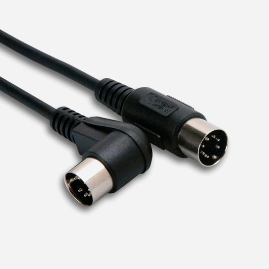 Hosa Phantom MIDI Cable - ADA-725 - Right-angle 7-pin DIN to 7-pin DIN