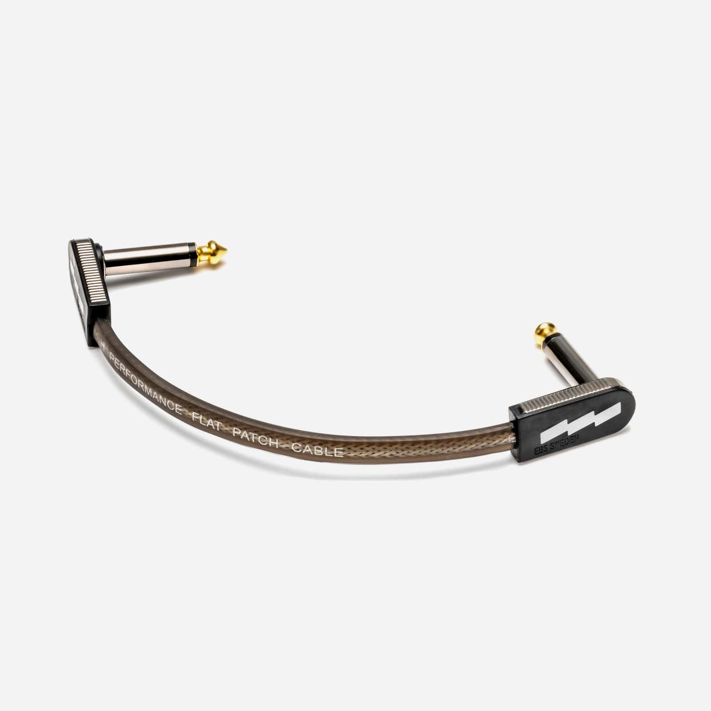 EBS HP-10 High Performance Flat Patch Cables- Right Angle Jack - 10CM