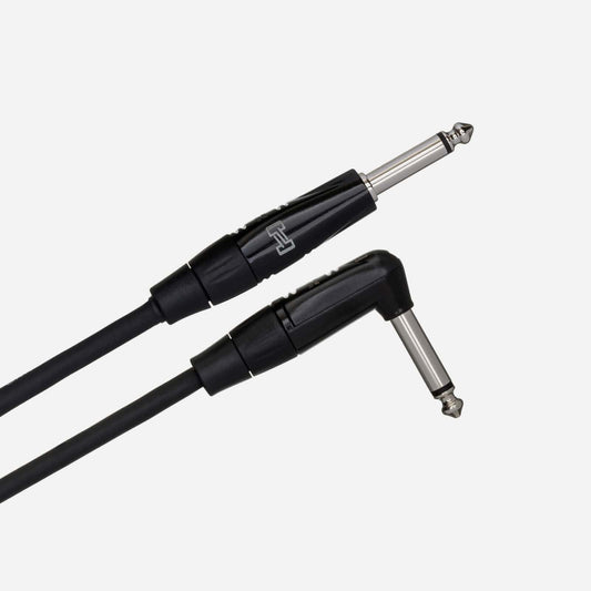 Hosa Pro Guitar Cable - HGTR-000R - REAN Straight to Right-angle