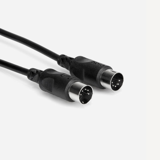 Hosa MIDI Cable - MID-300BK - 5-pin DIN to Same