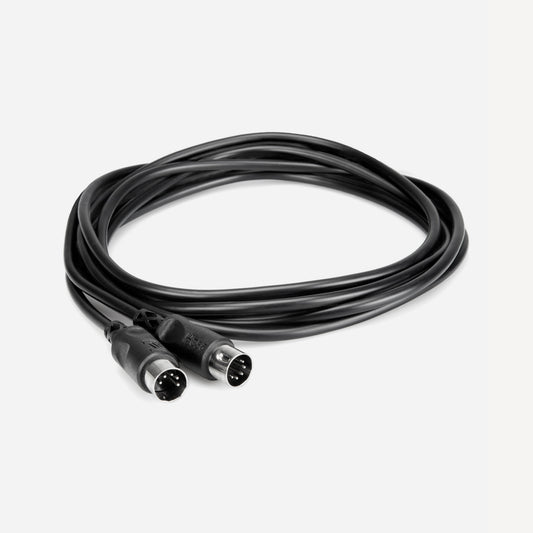 Hosa MIDI Cable - MID-300BK - 5-pin DIN to Same