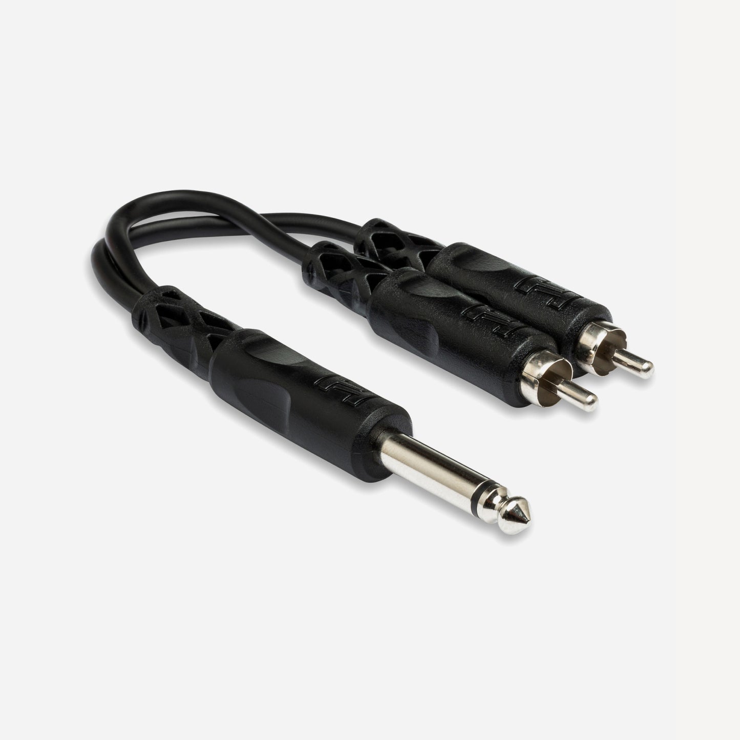 Hosa Y Cable - YPR-124 - 1/4 in TS to Dual RCA